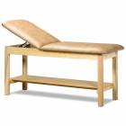 Clinton Model 1020 Classic Series Treatment Table with Adjustable Backrest & Shelf