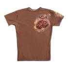 STOPS Medical 1025985 Full Thickness Chest and Back Burn Short Sleeve Shirt, Dark Skin Tone - Front