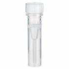 Globe Scientific 111700 0.5mL Self-Standing Screw Top Microtube with O-Ring Screw Cap - Sterile