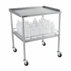 Blickman 0113026000 Model 3026SS Stainless Steel Tabletop Mobile Stand with Shelf.  Supplies NOT included.
