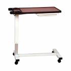Novum Medical 120EV Acute Care Overbed Table Dual Cup Holders with Vanity - Pneumatic Lift Mechanism