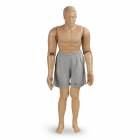 Simulaids Handcuffing Police Training Manikin - 55" x 27" x 13" - Light Skin Tone