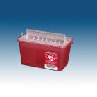 4 Qt. Horizontal Sharps Container Red