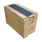 CanDo® 15-4222 Stackable Stool, Stacked
