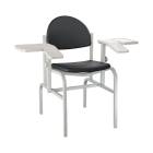 Brewer Model 1500 Blood Drawing Chair - Black Satin Upholstery