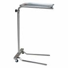 Blickman Model 1520SS Stainless Mayo Stand with Tru-Loc Friction Knob - Height Adjustment 37.25" - 64"