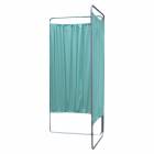 OmniMed 153901_GR King Economy Privacy Screen with U-Hinge and Green Vinyl Panel - 2 Section