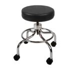 CanDo® 16-1102 Mechanical Stool with 2" Hooded Carpet Casters, Black