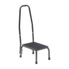 CanDo® 16-1710 Foot Stool with Hand Rail, Right Angle View