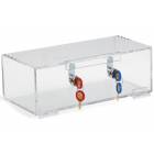 OmniMed 183005 Clear Acrylic Refrigerator Lock Box with