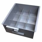 Model 183037 Omni Drawer Dividers for Large Aluminum Refrigerator Lock Box (Image shown Drawer with E-Lock not included)