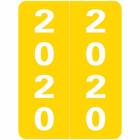 2020 SLYM Year Labels - Smead Compatible - Size 2" H x 1 1/2" W