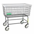 R&B Wire 201H/ANTI Antimicrobial Mega Capacity Wire Laundry Cart - Cart Only
