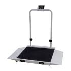 Rice Lake 204403 Dual-Ramp Veterinary Scale with Metal Platform and Integrated Handrail