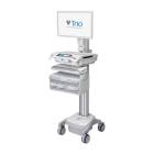 Capsa 207120 Trio™ Mobile Computing Workstation with Manual Lift (Monitor, Keyboard, and Bins are Not Included)