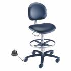 Model 21520B Millennium Backrest Laboratory Stool With Glides