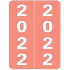 2022 Year Labels - Smead Compatible - Size 2" H x 1 1/2" W