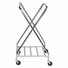 Blickman Model 2230 Chrome Folding Adjustable Hamper