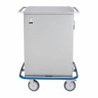 Blickman Stainless Steel Mini Case Cart Model CCC3-19 - Single Solid Door