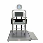 2500C Series Health o Meter Digital Wheelchair Ramp Scale with Fold Away Seat