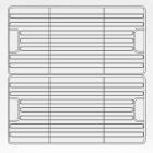 Belintra 3000300004 Perfo-Safe® Doris ISO Wire Shelf for Stericart - 24" L x 16" W (Please Note: This Image is a Sketch/Illustration and not the Actual Product)