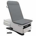 FusionONE Power Hi-Lo Manual Back Exam Chair with Foot Control, Stirrups, Drain Pan, Drawer Warmer, Pelvic Tilt & Receptacle