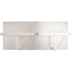 Horizontal Double Bedpan Rack - Aluminum