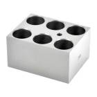 OHAUS 30400155 Single Module Block for HB Series Dry Block Heaters - 6 x 25 mm Test Tubes