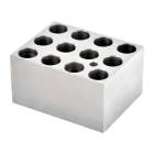 OHAUS 30400172 Single Module Block for HB Series Dry Block Heaters and Incubating Cooling Orbital Shaker - 12 x 15 mL Conical Centrifuge Tubes