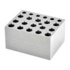 OHAUS 30400194 Single Combination Module Block for HB Series Dry Block Heaters and Incubating Cooling Orbital Shaker - 6 x 0.5 mL, 10 x 1.5 mL, and 5 x 2 mL Microcentrifuge Tubes