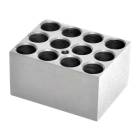 OHAUS 30400195 Single Module Block for HB Series Dry Block Heaters - 12 x 17/18 mm Test Tubes
