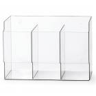 OmniMed 305393 Acrylic Triple Surgical Glove Box Holder