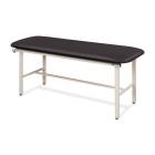 Clinton 3100-E Alpha Express Treatment Table with Flat Top - Black (Paper Roll is Not Included)