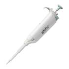 Globe Scientific 3361-1 Diamond™ PosiStop™ Single Channel Pipettor with Adjustable Volume - 0.1-2.5 uL, Red Plunger