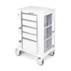 OmniMed 351004 Phlebotomy Cart with 5 Drawers and E-Lock