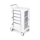 OmniMed 351009 Ergo Phlebotomy Cart with 5 Drawers and Key Lock