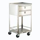 Lakeside Model 358 Stainless Steel Utility Table with 2 Drawers and 2 Shelves