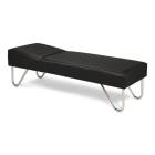 Clinton 3600-24 Recovery Couch with U-Legs - 24" Width, Black