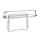 Bemis Health Care 425000 Locking Wire Bracket for 3-Gallon Sharps Container