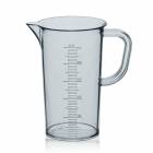 BrandTech 44091 SAN Pitcher with Molded Graduations - 250mL