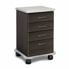 Clinton 4940-C Fashion Finish Mobile Cart-Mate Cart with 4 Drawers in Twilight Finish