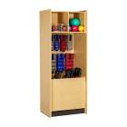 Clinton 5221 Tall PT Cabinet with Weight Bar Storage Only (Physical Activity Aids are Not Included)