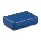 Clinton 53 Vinyl Covered Cube with Hook and Loop Closure, 3" Height - Royal Blue