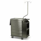 Harloff Model 6025 Stainless Steel Eight Drawer Cast Cart - Deluxe Package