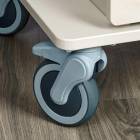 Clinton 602 5" Hospital Grade Casters for ProVisions™ Point-of-Care Cart, Set of 4 (The cart shown in the photo is not included.)
