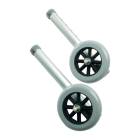 Lumex® 603450A Auto-Stop™ Wheels with Braking System for Walker - 5" Diameter