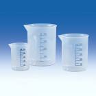 BrandTech Polypropylene Griffin Beakers: 608081 (100mL), 610081 (250mL), and 611081 (400mL)