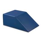 Clinton 61 Vinyl Covered Cube/Incline with Hook and Loop Closure, 37 Degree - Royal Blue