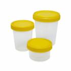 Histology Container with Separate Yellow Screw Cap