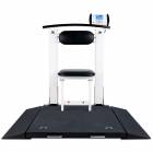 Detecto 6570 Folding Portable Digital Wheelchair Scale with Handrail & Seat